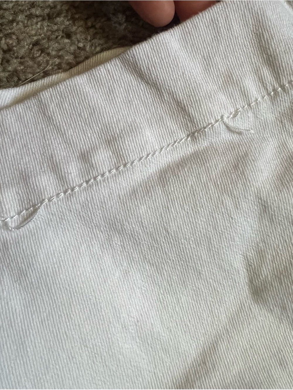 Rebecca‎ Minkoff White High-Rise Denim Shorts - Picture 10 of 13